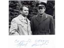 # cspc160 Soyuz-12 team signed flown photo # cspc160 Soyuz-12 team signed flown photo